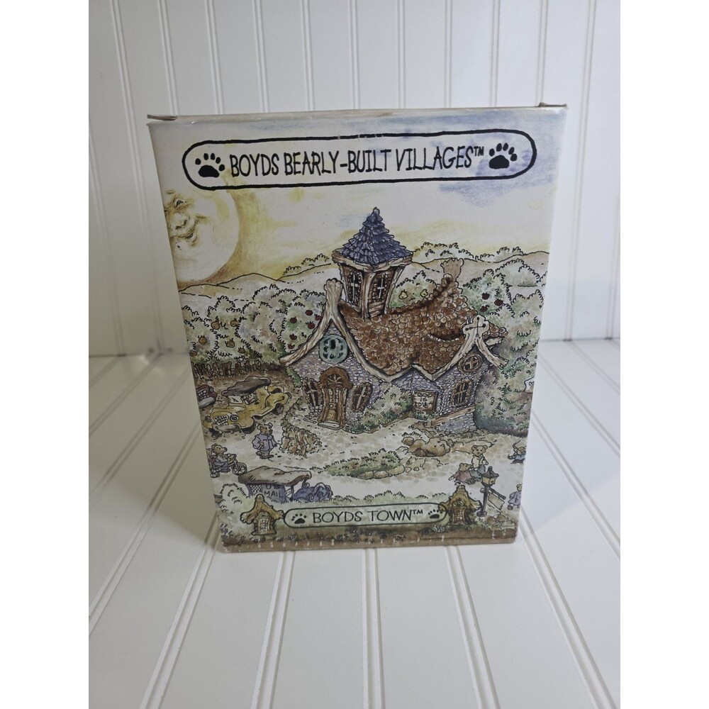 NEW-Boyds Bearly Built Villages - Boyd’s Town “Chapel In The Woods” 2000 #17325